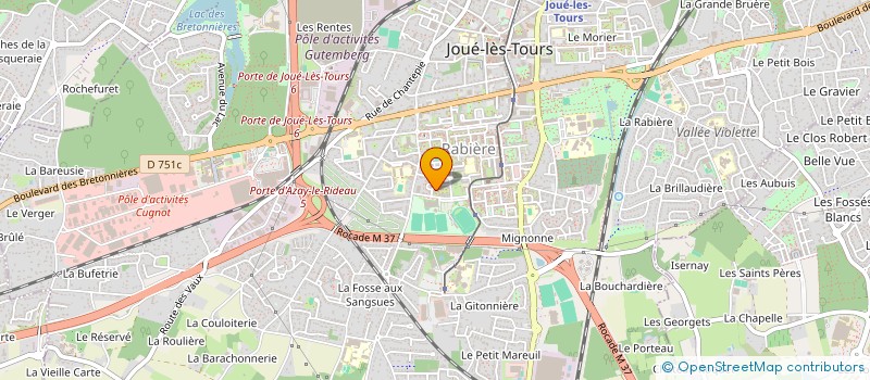 localisation de l'entreprise HENGORA  JOUE-LES-TOURS