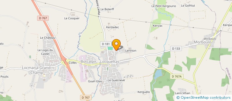 localisation de l'entreprise HENGUE  LOCQUELTAS