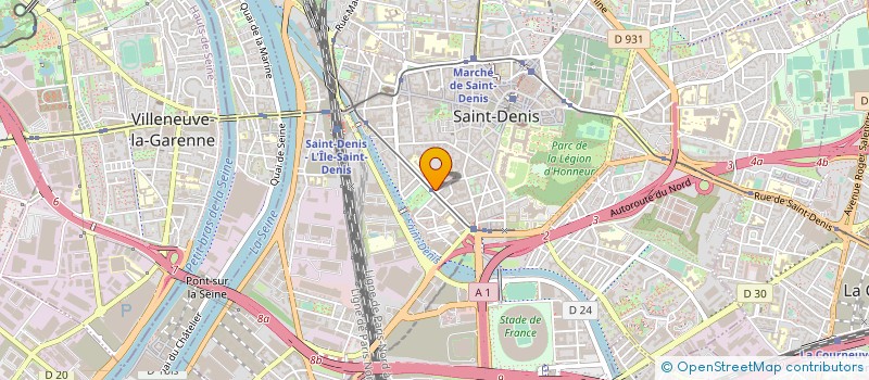 localisation de l'entreprise HENI PIZZA à SAINT-DENIS