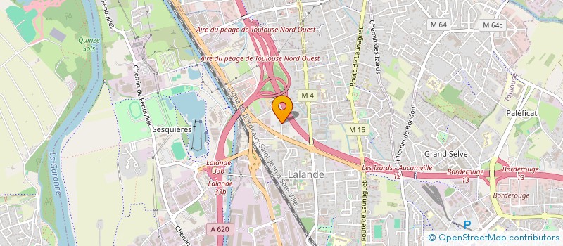 localisation de l'entreprise HENIA COUTURE  TOULOUSE