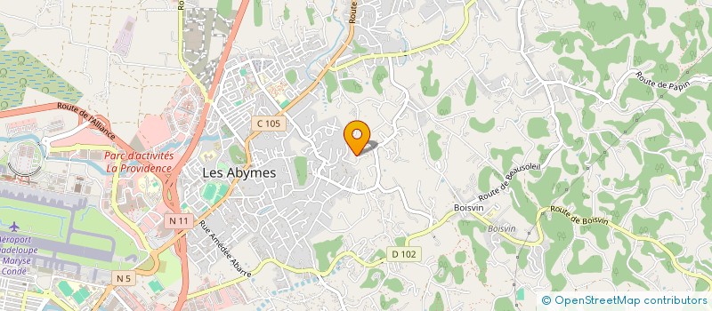 localisation de l'entreprise HENICO  LES ABYMES