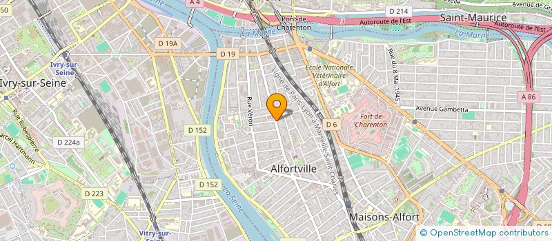 localisation de l'entreprise HENICS NETWORKS à ALFORTVILLE