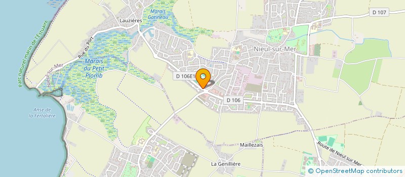 localisation de l'entreprise HENIMMO  NIEUL-SUR-MER