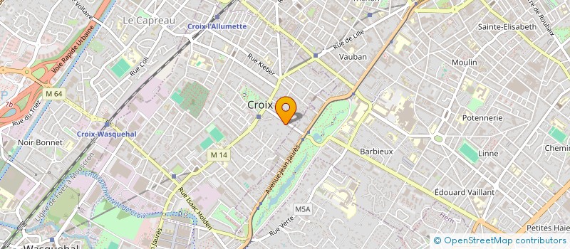 localisation de l'entreprise HENIN IMPLANTS  CROIX