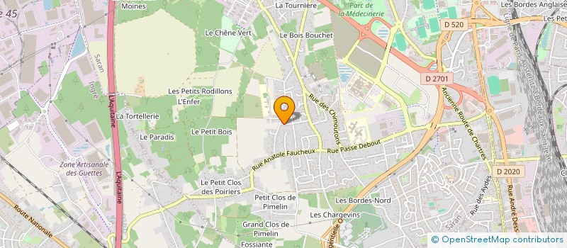 localisation de l'entreprise HENISSE PORTE à SARAN