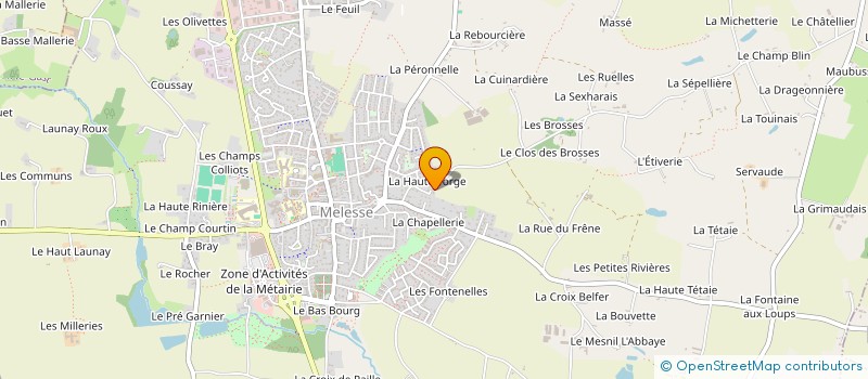 localisation de l'entreprise HENITO  MELESSE