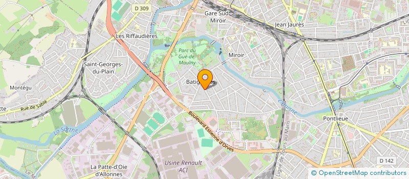 localisation de l'entreprise HENIYA  LE MANS