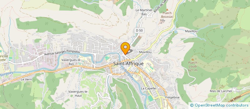 localisation de l'entreprise HENJALY  SAINT-AFFRIQUE