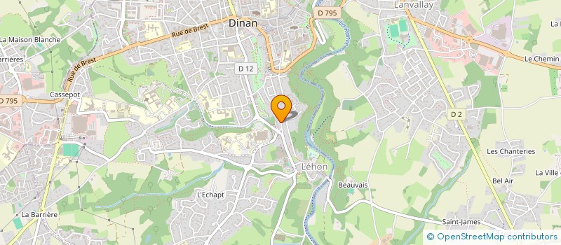 localisation de l'entreprise HENJEA  DINAN