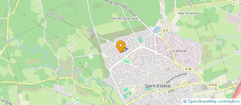 localisation de l'entreprise HENJESE IMMOBILIERE  SAINT-ESTEVE