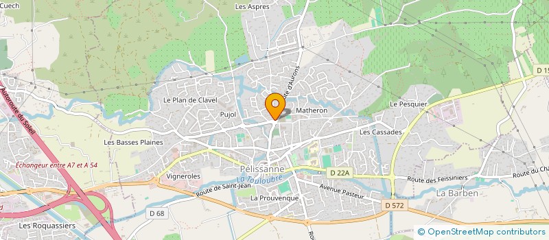 localisation de l'entreprise HENJUPI  PELISSANNE