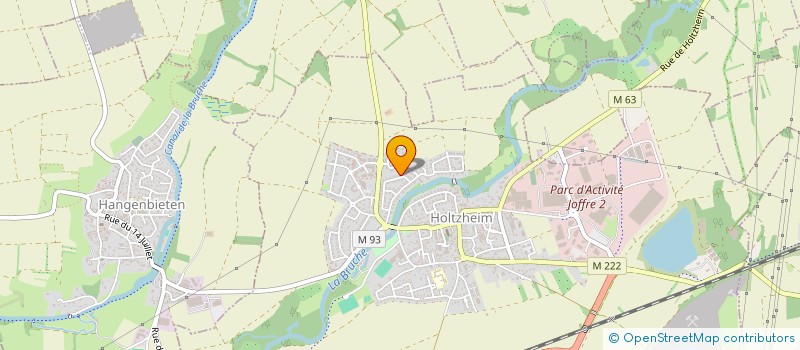 localisation de l'entreprise HENMAVASTYVE  HOLTZHEIM