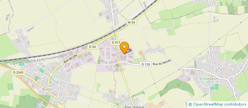 localisation de l'entreprise HENMEE INVESTISSEMENTS à ENNEVELIN