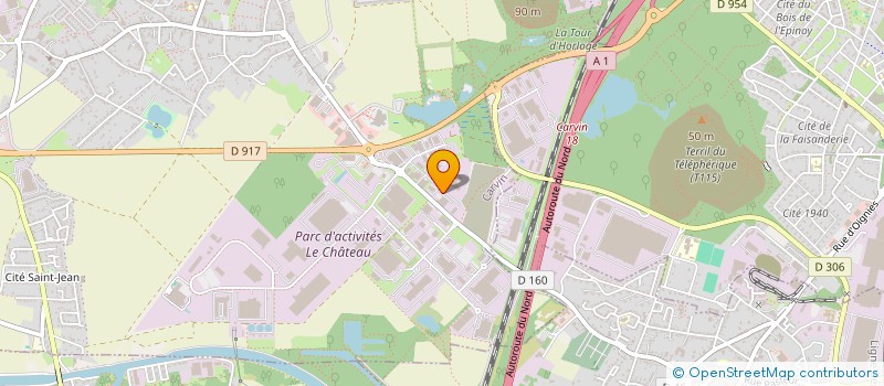 localisation de l'entreprise HENNART FRERES à CARVIN
