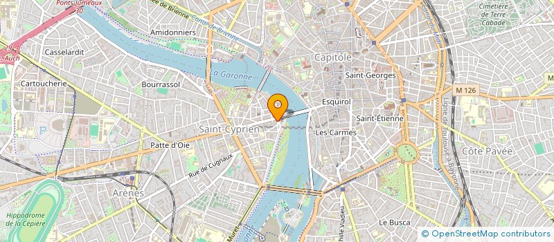localisation de l'entreprise HENNATA à TOULOUSE