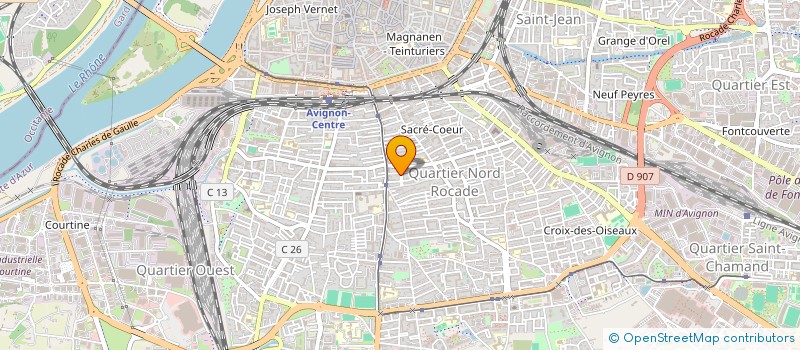 localisation de l'entreprise HENNEBERT ALLAN LAROCHE LOUISETTE INDIVISION  AVIGNON