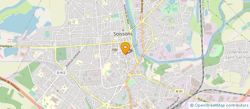 localisation de l'entreprise HENNEBERT LEMONNIER  SOISSONS