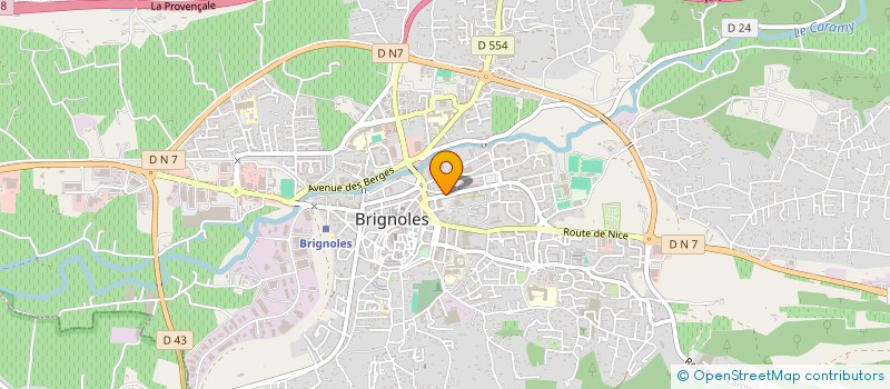 localisation de l'entreprise HENNEBICQUE DELBASSE  BRIGNOLES