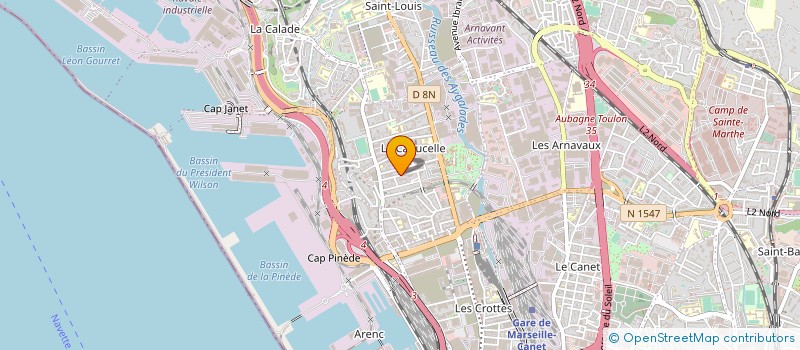 localisation de l'entreprise HENNEDROG à MARSEILLE