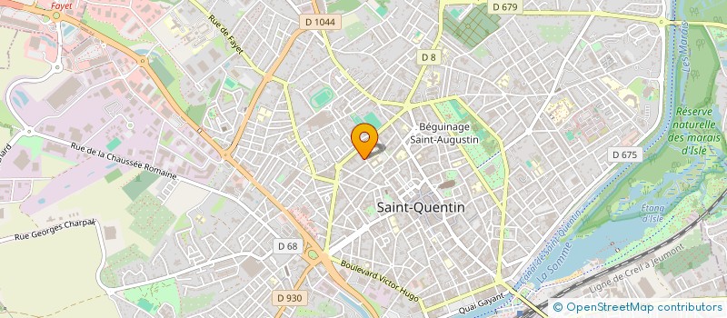 localisation de l'entreprise HENNEGRAVE EXPERTISE à SAINT-QUENTIN