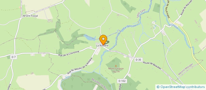 localisation de l'entreprise HENNEGUEZ-BOITTE  BEAUBEC-LA-ROSIERE