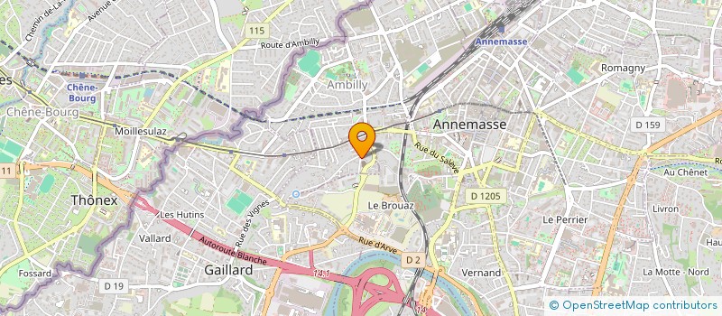 localisation de l'entreprise HENNEQUIN ET CIE à REIGNIER-ESERY
