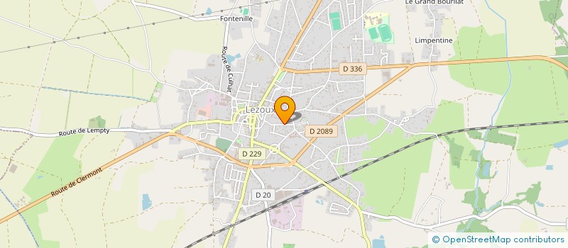 localisation de l'entreprise HENNEQUIN JS IMMO  LEZOUX