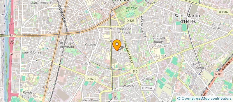 localisation de l'entreprise HENNEQUIN SECRETARIAT  GRENOBLE