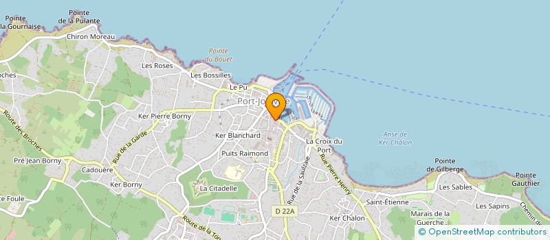 localisation de l'entreprise HENNEQUIN-TARAUD à L'ILE-D'YEU