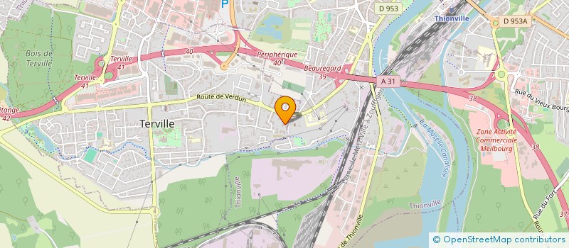 localisation de l'entreprise HENNER INDIVISION  TERVILLE