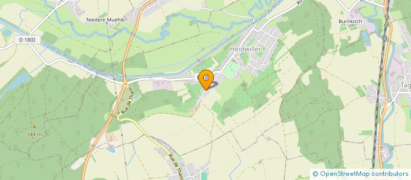 localisation de l'entreprise HENNER'J  HEIDWILLER