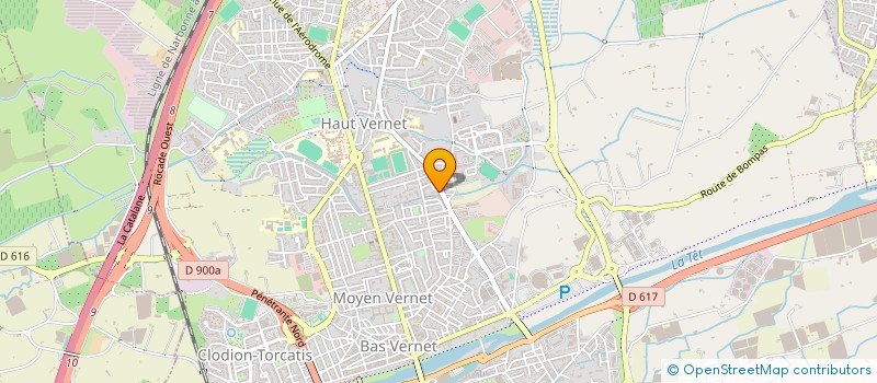 localisation de l'entreprise HENNI CARO  PERPIGNAN