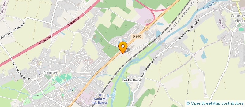 localisation de l'entreprise HENNI  -  HOUAS  GIBAULT  NAINTRE