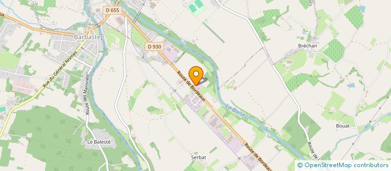 localisation de l'entreprise HENNO - RAFFAELLO  NERAC