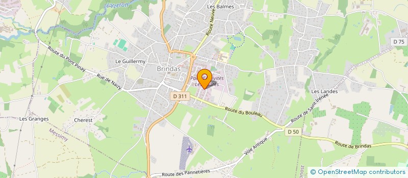 localisation de l'entreprise HENNY  BRINDAS