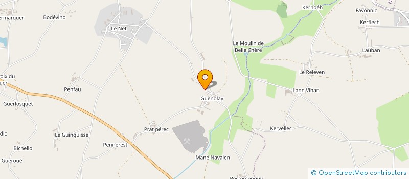 localisation de l'entreprise HENO  NOYAL-PONTIVY