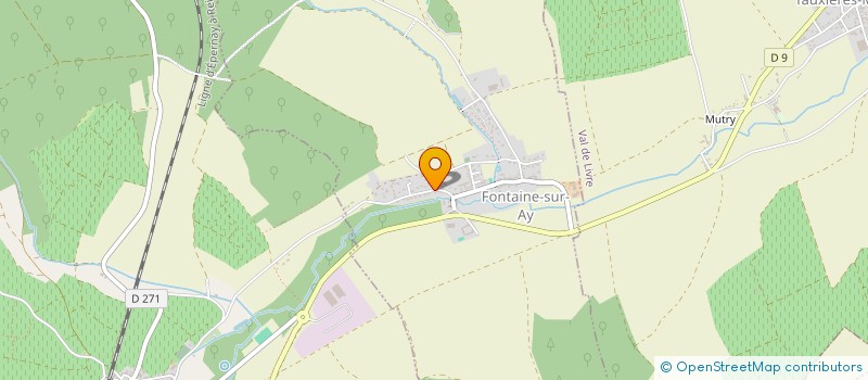 localisation de l'entreprise HENO  FONTAINE-SUR-AY