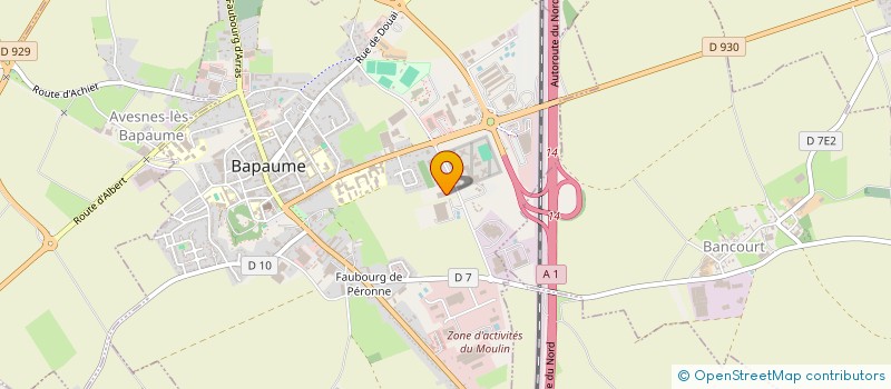 localisation de l'entreprise HENOCQUE IMMO  BAPAUME