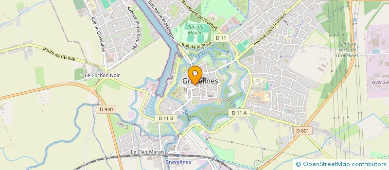 localisation de l'entreprise HENON à GRAVELINES