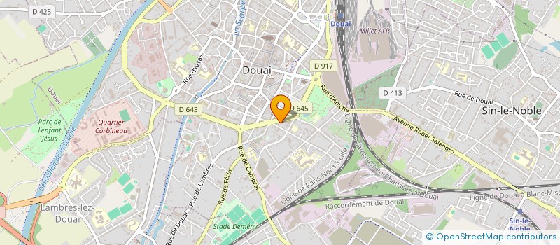 localisation de l'entreprise HENON DECONINCK INDIVISION à DOUAI