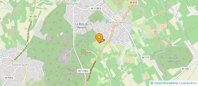 localisation de l'entreprise HENORIS à RESTINCLIERES
