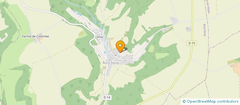 localisation de l'entreprise HENOU COUVERTURE  AIZY-JOUY