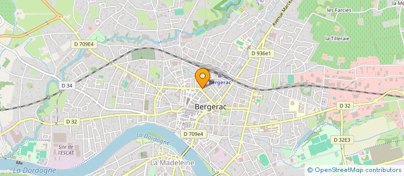 localisation de l'entreprise HENOU-JOVET à BERGERAC