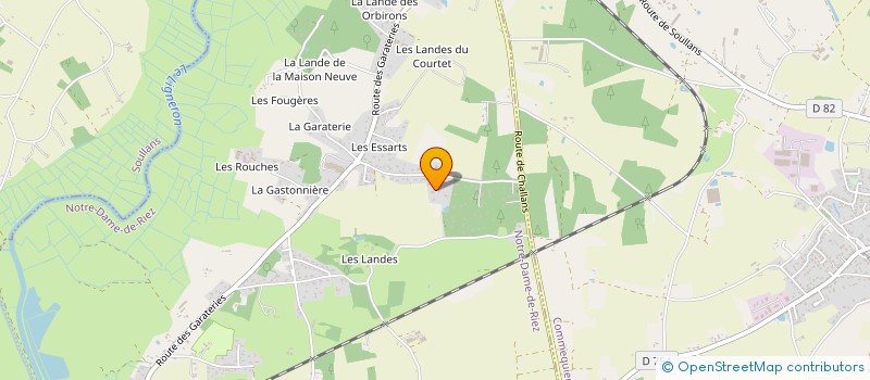 localisation de l'entreprise HENP à NOTRE-DAME-DE-RIEZ