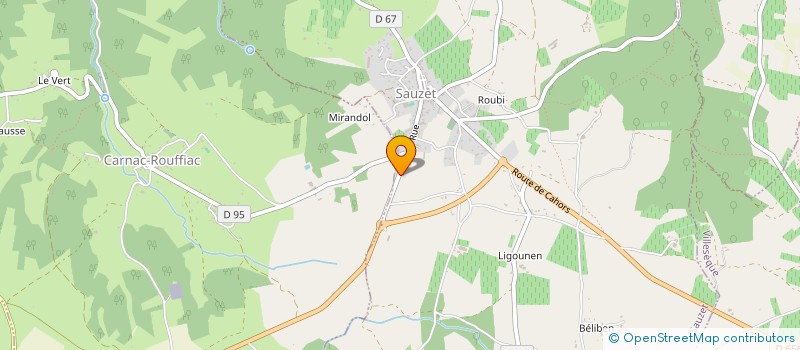 localisation de l'entreprise HENRAS FRERES  SAUZET