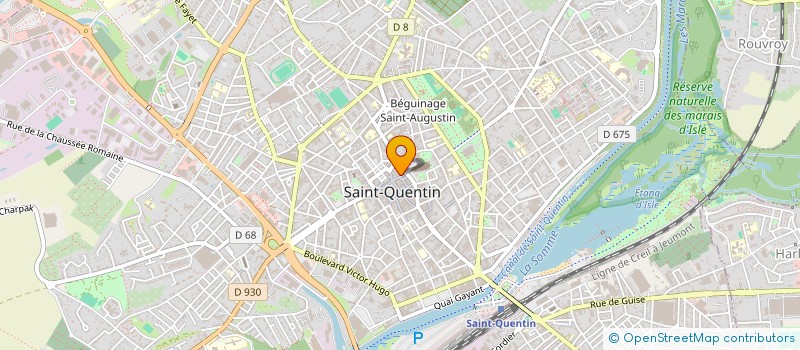 localisation de l'entreprise HENRI à SAINT-QUENTIN