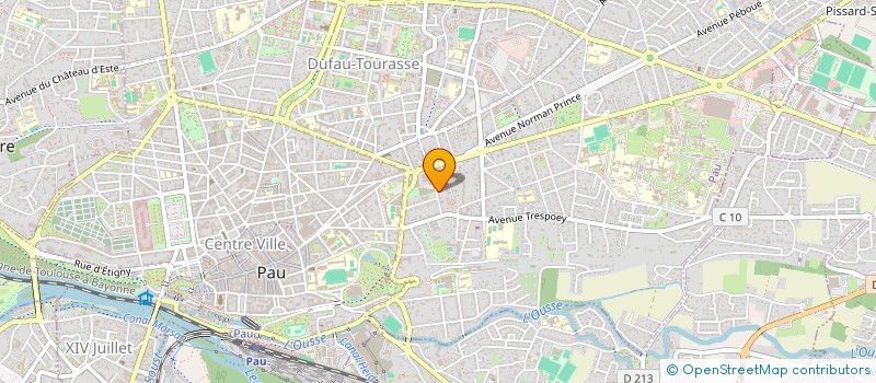 localisation de l'entreprise HENRI 4 à PAU