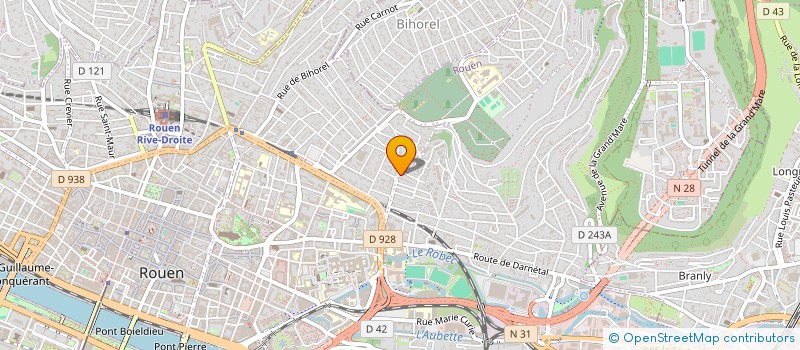 localisation de l'entreprise HENRI 4 IMMO à ROUEN