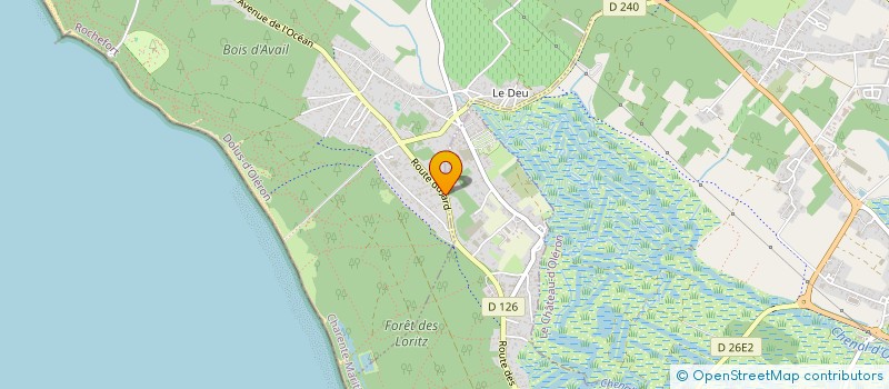 localisation de l'entreprise HENRI  DOLUS D'OLERON