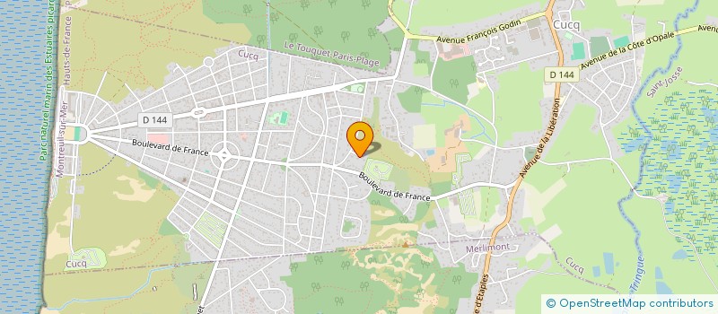 localisation de l'entreprise HENRI  CUCQ